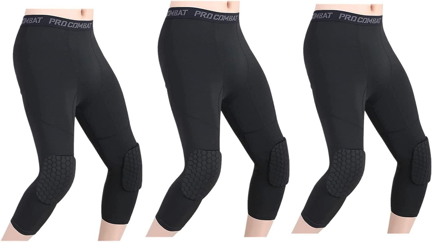 Basketball compression pants padded best sale