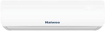 Haiwoo Air Conditioner 1 Ton Capacity 12000 BTU, T1 Highly Efficient Tropical Compressor, Golden Fin to Prevent Corrosion, Refrigerant:R410A, White