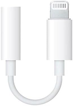 Apple Lightning to 3.5mm Headphone Jack Adapter, White, MMX62ZM/A - CaveHubs