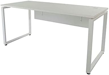 Mahmayi Projekt 1600T Modern Office Desk, Executive Desk, Home Office Modern Simple Style PC Desk, Writing Study Desk, Computer Table with 2 Grommets for Wire Management, Home Office desk furniture