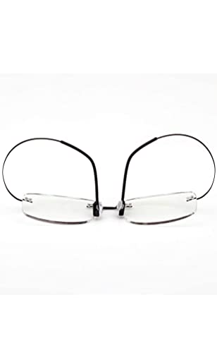 Titanium Glasses Frame,Rimless Frameless Optical Eyewear Eyeglasses for Men and Women F85640