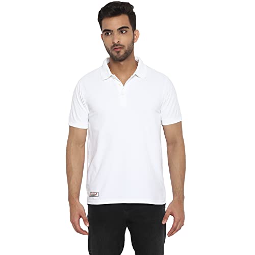 Deniklo Men's Solid Regular fit Polo Shirt