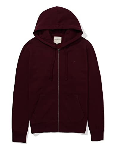 American Eagle Men's Fleece Zip-Up Hoodie