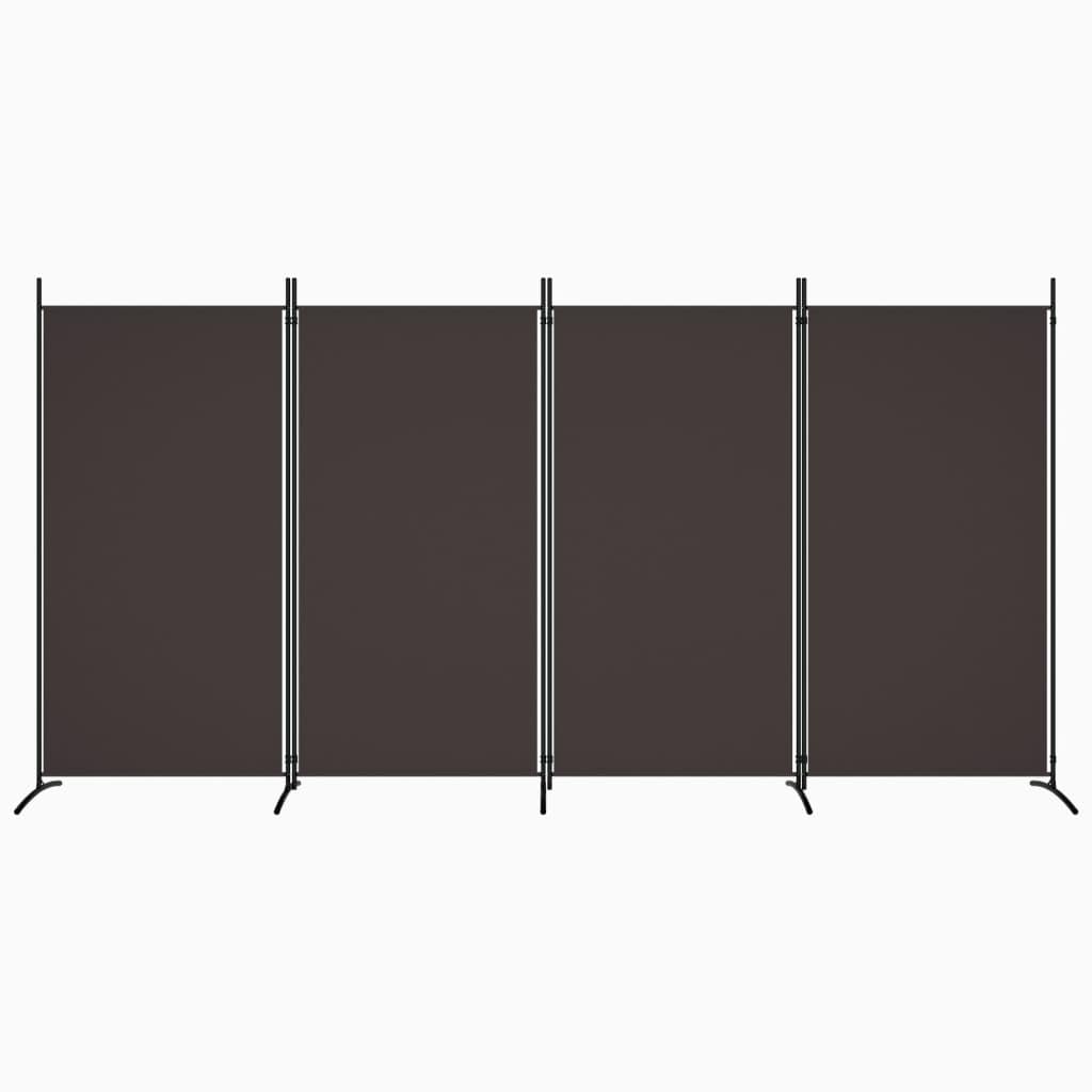 vidaXL 1-Panel Room Divider Folding Panel Screen Movable Partition Privacy Separator Wall Furniture Indoor Bedroom Office Black 175x180 cm