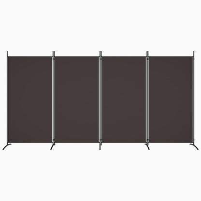 vidaXL 1-Panel Room Divider Folding Panel Screen Movable Partition Privacy Separator Wall Furniture Indoor Bedroom Office Black 175x180 cm