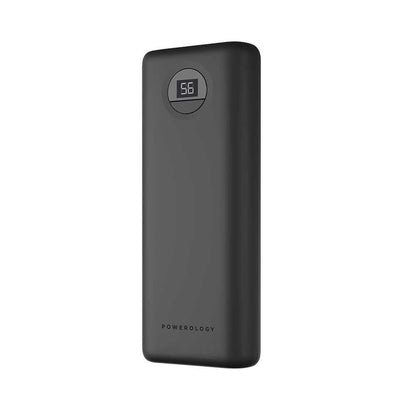 Powerology Compact Power Bank 20000mAh PD 30W - Black - CaveHubs