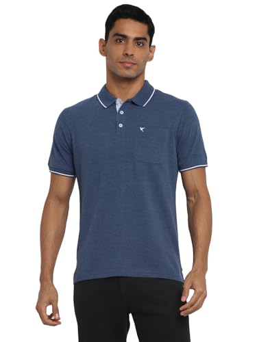 Deniklo Men's Polo Collar T-Shirt with Pocket & Logo DK 225