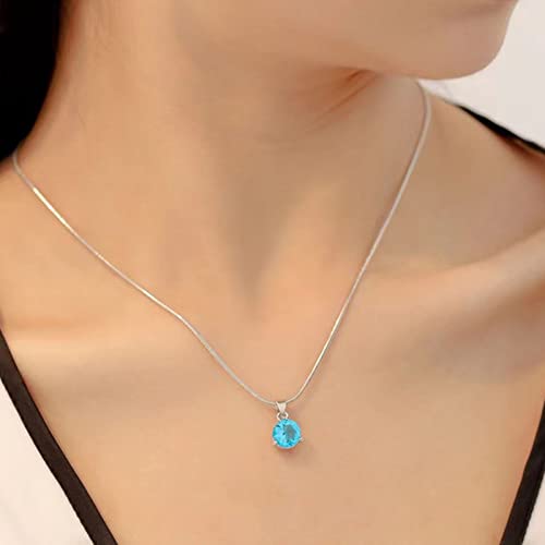 Jewelry Set Heart Pendant Necklace and Earrings Set Cubic Zirconia Jewellery for Women