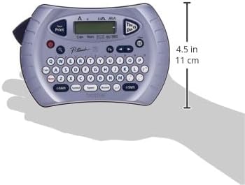 Brother P-touch Label Maker, Personal Handheld Labeler, PT70BM, Prints 1 Font in 6 Sizes & 9 Type Styles, Two-Line Printing, Silver