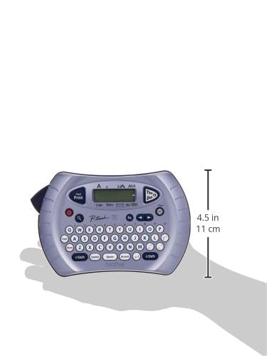 Brother P-touch Label Maker, Personal Handheld Labeler, PT70BM, Prints 1 Font in 6 Sizes & 9 Type Styles, Two-Line Printing, Silver