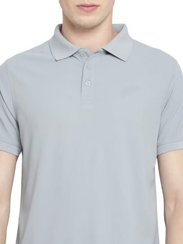 Deniklo Men's Solid Regular fit Polo Shirt