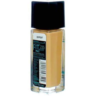 Maybelline Fit Me Matte + Poreless Liquid Oil-Free Foundation Makeup, Soft Tan, 1 Count (Packaging May Vary)