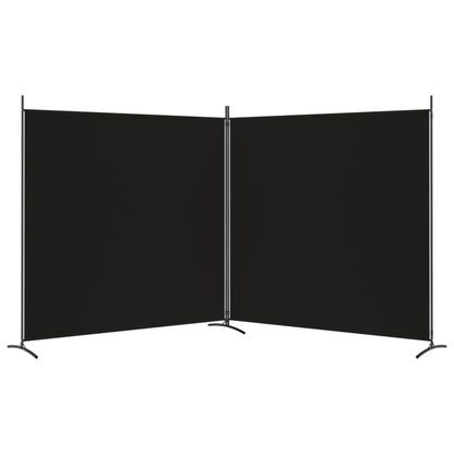 vidaXL 1-Panel Room Divider Folding Panel Screen Movable Partition Privacy Separator Wall Furniture Indoor Bedroom Office Black 175x180 cm