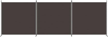 vidaXL 1-Panel Room Divider Folding Panel Screen Movable Partition Privacy Separator Wall Furniture Indoor Bedroom Office Black 175x180 cm