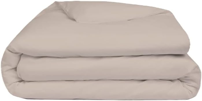 BYFT Tulip (Sand) Queen Size Fitted Bedsheet,Duvet cover and Pillow covers (Set of 6 Pcs) 100% Cotton, Soft and Luxurious Hotel Quality Bed linen-300 TC