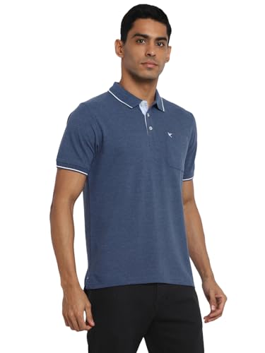 Deniklo Men's Polo Collar T-Shirt with Pocket & Logo DK 225