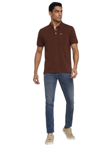 Deniklo Men's Polo Collar T-Shirt with Pocket & Logo DK 225