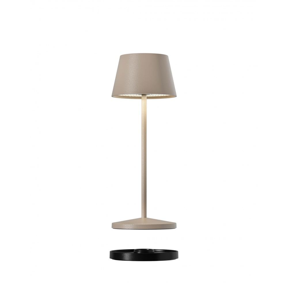 Villeroy & Boch Seoul Micro Table Lamp, 2 light colours lamp, 2.3W LED dimmable table light, 10 hours battery run time (Sand)