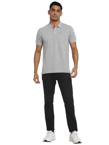 Deniklo Men's Polo Collar T-Shirt with Pocket & Logo DK 225