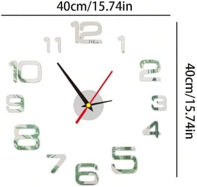 2024 Modern Design Large Wall Clock 3D DIY Clocks Fashion Watches Acrylic Mirror Stickers Living Room Home Decor Horloge