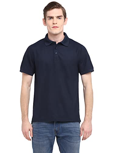 Deniklo Men's Solid Regular fit Polo Shirt