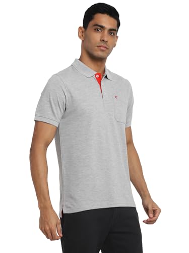 Deniklo Men's Polo Collar T-Shirt with Pocket & Logo DK 225