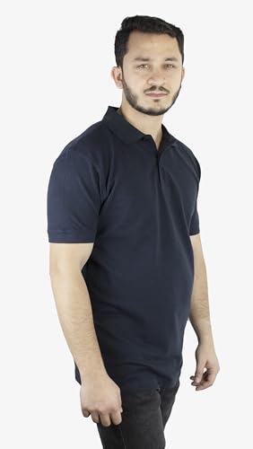 Men's Solid Pique Polo Shirt - Polo Shirt for Men