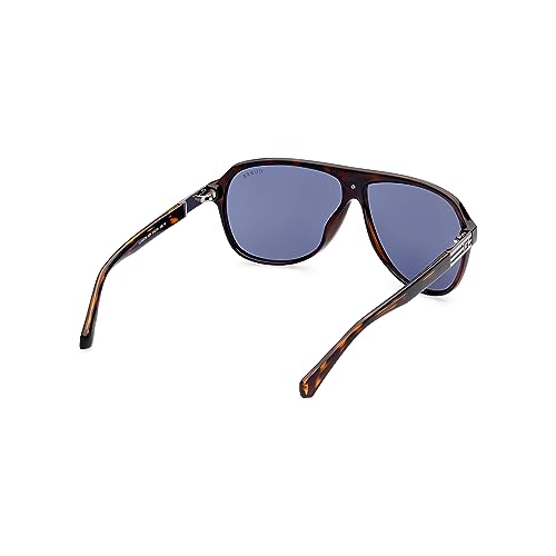 GUESS Mens GU0003952V61 UV PROTECTIVE SUNGLASSES , Dark Havana, 61 mm