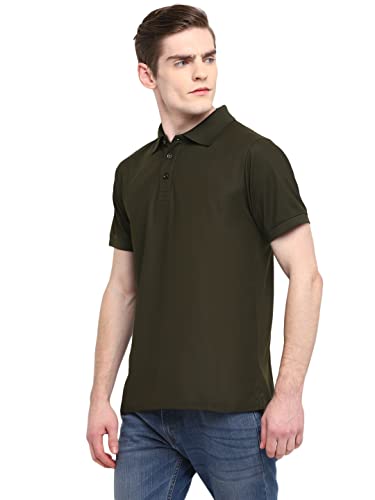 Deniklo Men's Solid Regular fit Polo Shirt