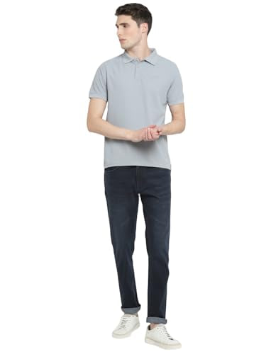 Deniklo Men's Solid Regular fit Polo Shirt