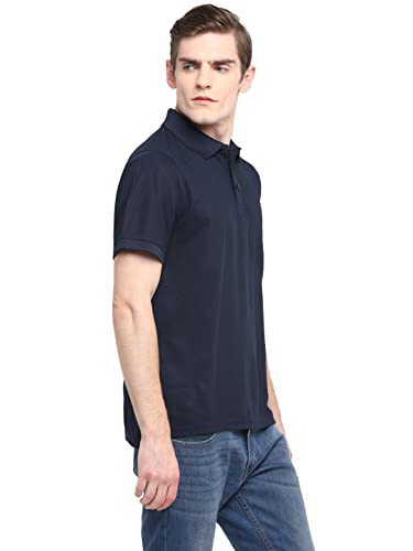 Deniklo Men's Solid Regular fit Polo Shirt