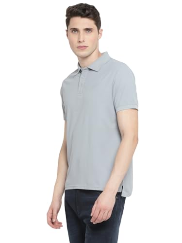 Deniklo Men's Solid Regular fit Polo Shirt