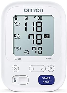 Omron HEM-7131-E, M3 Automatic Blood Pressure Monitor, White