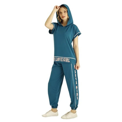 Boyraz Women's Sportswear Hoodie Top and Pants Set Turkish Cotton Ladies Tracksuit Set Sport Dress