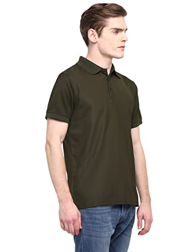 Deniklo Men's Solid Regular fit Polo Shirt