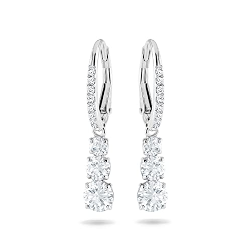 Swarovski Attract Trilogy Crystal Necklace and Earrings Jewelry Collection