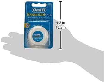 Oral B Essential Unwaxed Dental Floss For Unisex, Shred Resistant, 50 M, 1 Piece