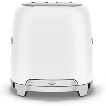 Smeg Retro 50'S Style, 2 Slice Toaster, Self Centering, Multifunction, Matte White, Tsf01Whmuk