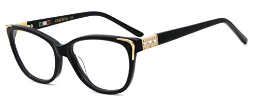 Eyeglases Women vintage eyewear design non prescription frames with rhinestone eyeglases