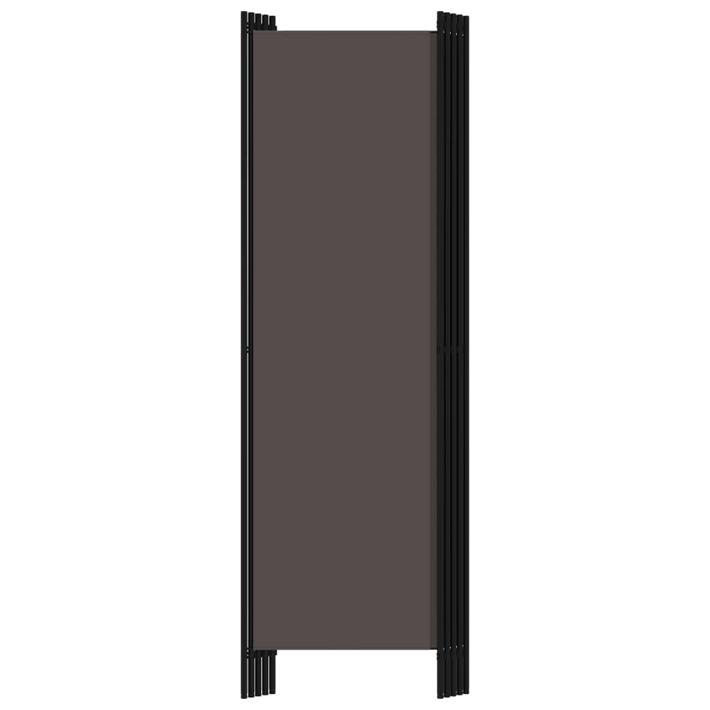 vidaXL 3-Panel Room Divider Folding Panel Screen Movable Partition Privacy Separator Wall Furniture Indoor Bedroom Office Black 150x180 cm