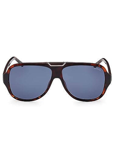 GUESS Mens GU0003952V61 UV PROTECTIVE SUNGLASSES , Dark Havana, 61 mm