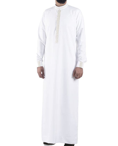 Premium White Thobe | Mens Islamic Jubbah | Mens Thobe | White Thawb