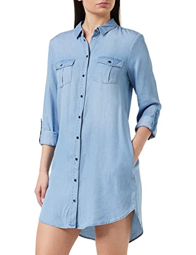 Vero Moda womens VMSILLA L/S LT BL GA Short Dress