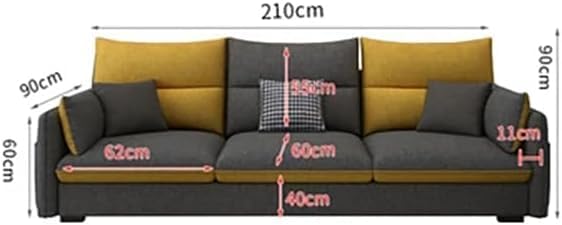 Poppins HOME Latest Model Sleeper Fabric sofa Accent piece for the living room Mid-century armrest Sectional sofa (3 Seater)