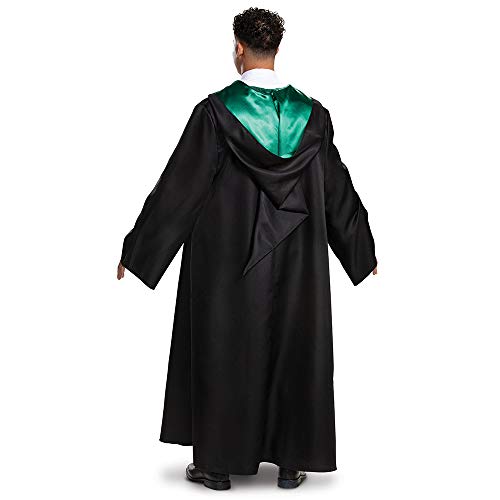 DISGUISE Harry Potter Robe, Deluxe Wizarding World Hogwarts House Themed Robes for Adults, Movie Quality Dress Up Costume Accessory, Black