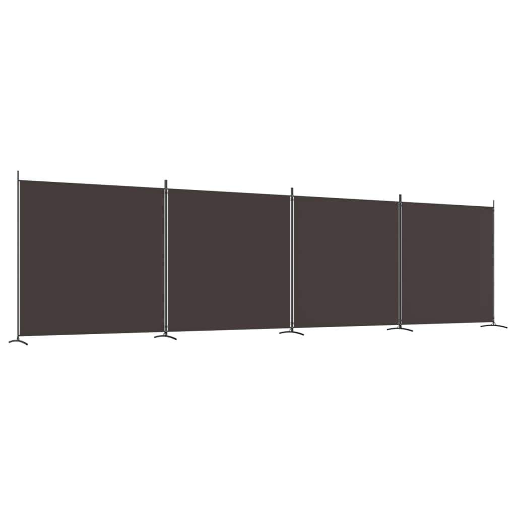 vidaXL 1-Panel Room Divider Folding Panel Screen Movable Partition Privacy Separator Wall Furniture Indoor Bedroom Office Black 175x180 cm