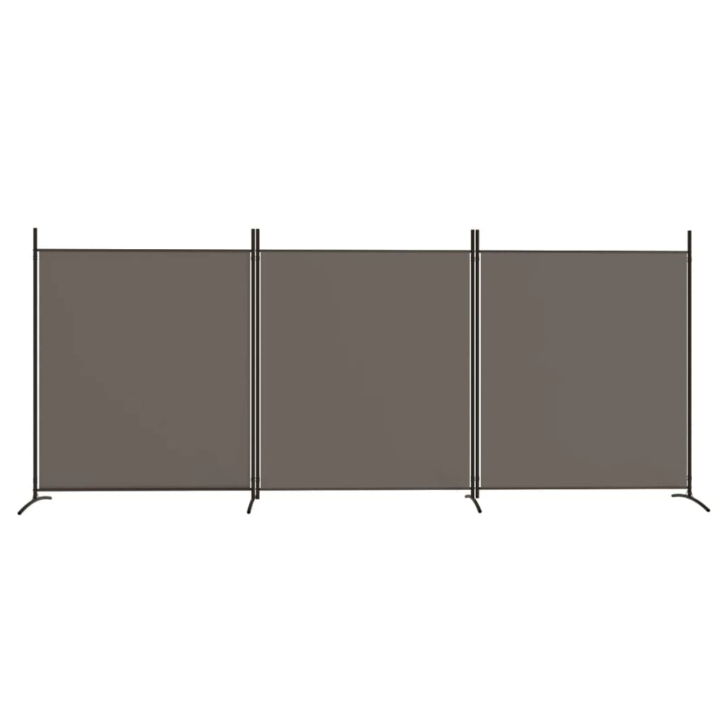 vidaXL 1-Panel Room Divider Folding Panel Screen Movable Partition Privacy Separator Wall Furniture Indoor Bedroom Office Black 175x180 cm