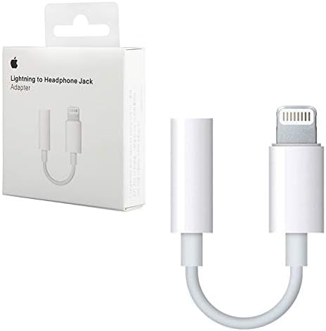 Apple Lightning to 3.5mm Headphone Jack Adapter, White, MMX62ZM/A - CaveHubs