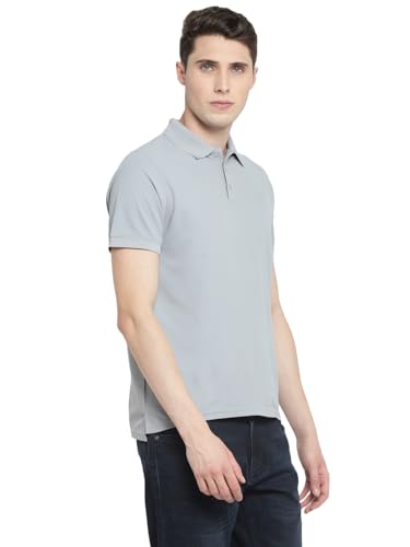 Deniklo Men's Solid Regular fit Polo Shirt