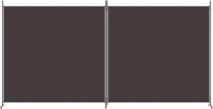 vidaXL 1-Panel Room Divider Folding Panel Screen Movable Partition Privacy Separator Wall Furniture Indoor Bedroom Office Black 175x180 cm